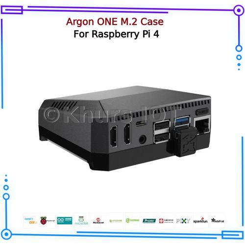 Gambar Argon ONE M2 Case for Expansion Board SSD M.2 Raspberry Pi 4 - M.2 Expansion dari Khurs IOT Kota Semarang Tokopedia