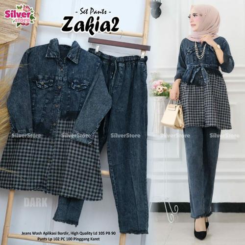 Jual ZAKIA 2 SET PANTS BERLIANA SETCEL 