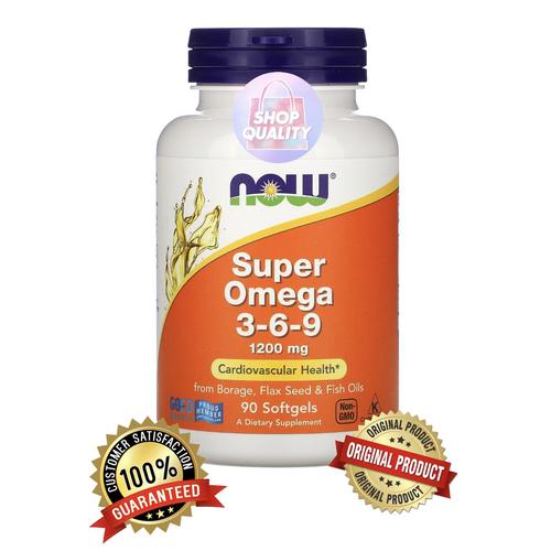 Jual NOW- SUPER OMEGA 3 6 9 ,1200mg 
