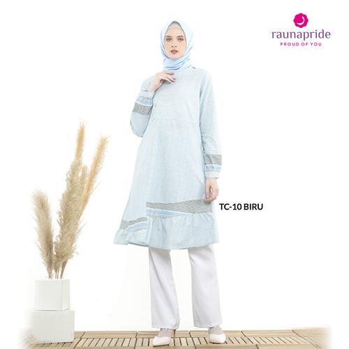 Gambar Rauna Tunic 10 Biru - S dari Rauna Official Store Kota Tangerang Tokopedia