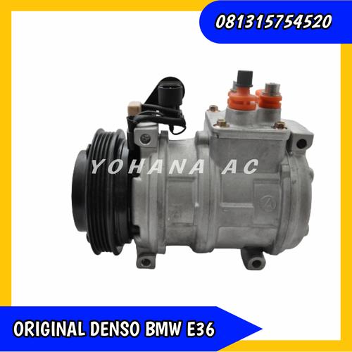 Jual KOMPRESOR / COMPRESSOR AC BMW E36 320i PULLY 5PK ORIGINAL DENSO ...