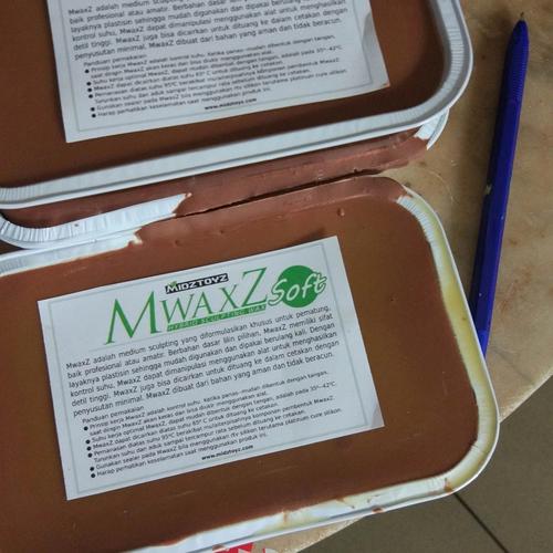 Gambar MwaxZ modeling & sculpting wax SOFT - Merah dari Midztoyz Jakarta Timur Tokopedia