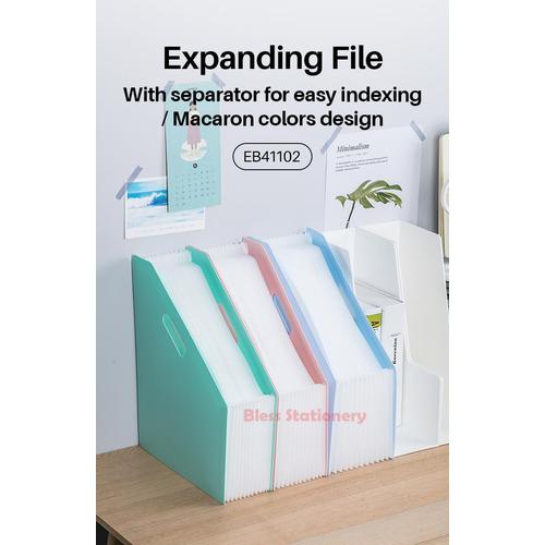 Jual Deli Box file Standing file Binder box Magazine file - Merah Muda ...
