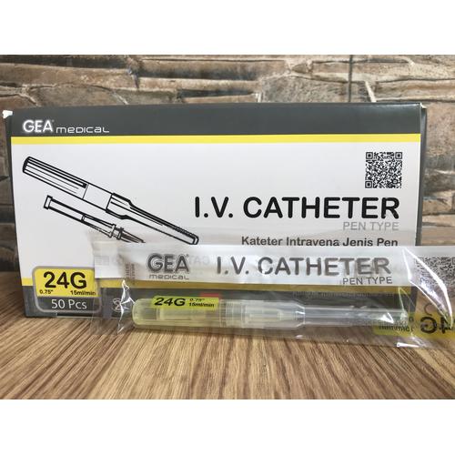 Jual iv catheter 24g 22g 20g surflo infus abbocath pen iv catheter