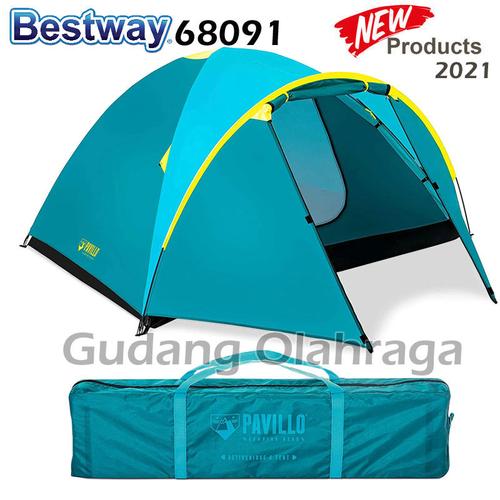 Foto Produk Tenda Camping Dome 4 Orang Montana Pavillo X4 Tent / 4P Bestway 68041 - NEW (TOSCA) dari Gudang Olahraga
