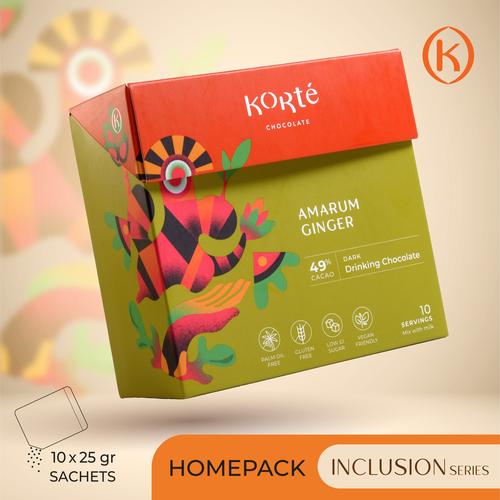 Foto Produk KORTE AMARUM GINGER 49% (Homepack - 250g) dari Korte Chocolate