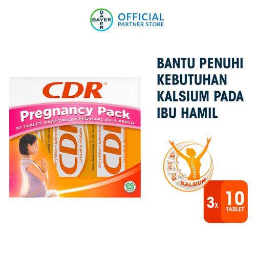 Foto Produk Pregnancy Pack (CDR Rasa Jeruk 10 Tablet x 3 Unit) dari Bayer Health Partner