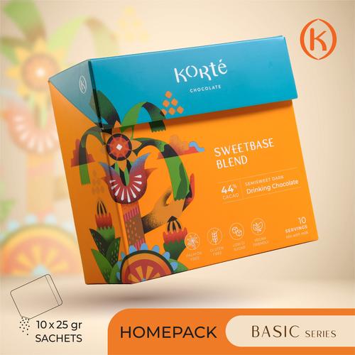 Foto Produk KORTE SWEETBASE BLEND 44% (Homepack - 250g) dari Korte Chocolate