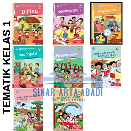 Jual Buku tematik sd kelas 1 tema 1 2 3 4 5 6 7 8 kurikulum 2013 revisi ...