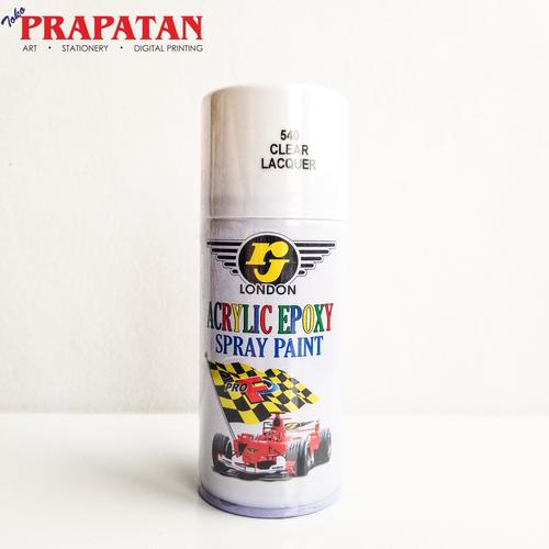 Gambar RJ London Acrylic Epoxy Spray Paint 150cc / Cat Pilox /Cat Piloks - Clear Lacquer dari Toko Prapatan-alat lukis Jakarta Timur Tokopedia
