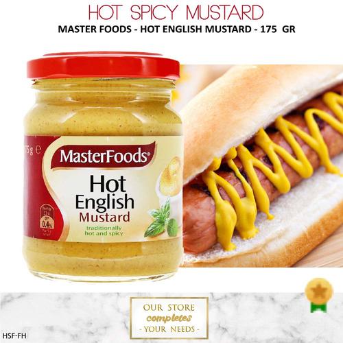 Jual MASTER FOODS MUSTARD MASTERFOODS HOT ENGLISH MUSTARD SPICY MUSTARD