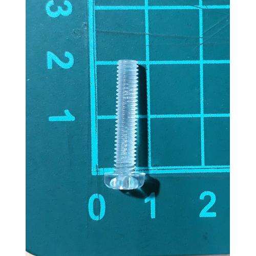 Foto Produk skrup baut screw plastik transparant nylon M4 x 20 mm dari SentraOnlineShop