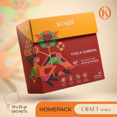 Foto Produk KORTE FINCA SABRINA 60% (Homepack - 250g) dari Korte Chocolate