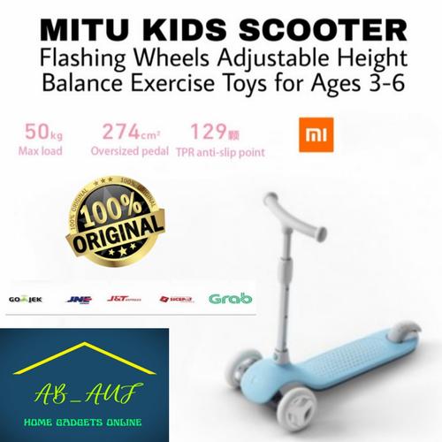 Jual Xiaomi Mitu Kids Scooter Pu Flash skuter anak Jakarta