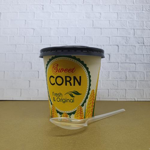 Jual Paper Hot Cup Gelas Kertas 6,5 oz jasuke dengan Tutup dan Sendok ...