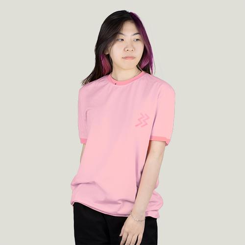 Gambar Geoff Girls Official - Ils Ringer Tee Pink Baby T-Shirt | T-Shirt - L dari Geoff Max Official Kota Bandung Tokopedia