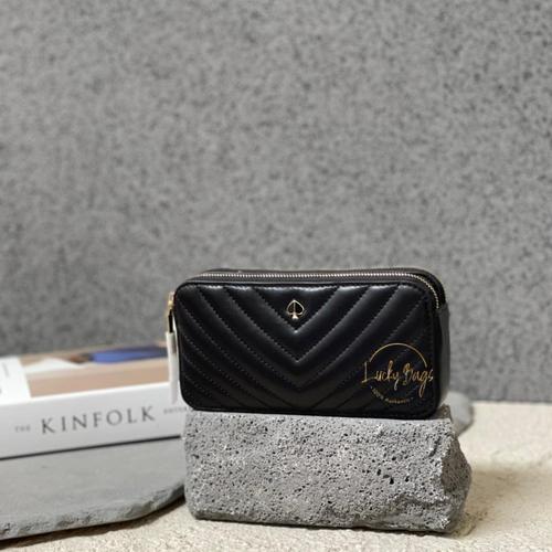 Top 88+ imagen kate spade amelia double zip mini crossbody