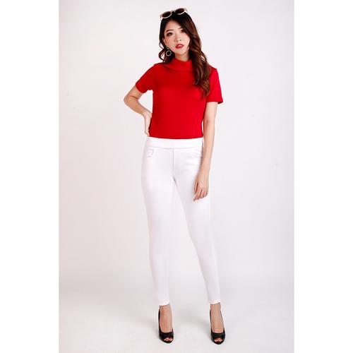 Gambar celana Legging Jeans JSK Jeans warna putih, nex size 38-42 - Putih, 39 dari jeanspremiumm Jakarta Utara Tokopedia