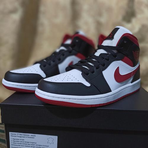 Jual nike air jordan 1 Mid Gym Red 