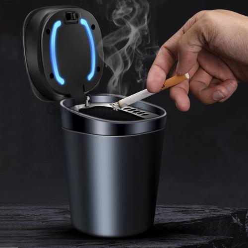 Gambar Premium Car Ash Tray LED Tempat Portable Asbak Interior Mobil - Merah dari Gentleman Car Jakarta Barat Tokopedia
