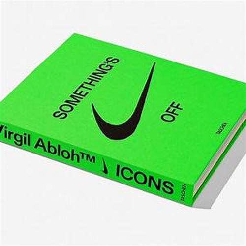 Promo Virgil Abloh X Nike Icon Something Off Book (100% Authentic) di  Senikersku Tokopedia