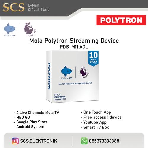 App Tv Mola Sport Jual Streaming Device Mola TV Polytron PDB-M11