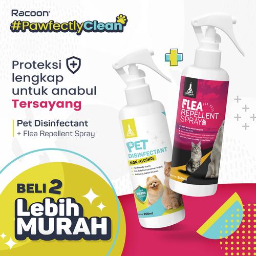Gambar RACOON Pet Care Combo | Pet Disinfectant & Flea Repellent Spray dari Racoon Official Tokopedia