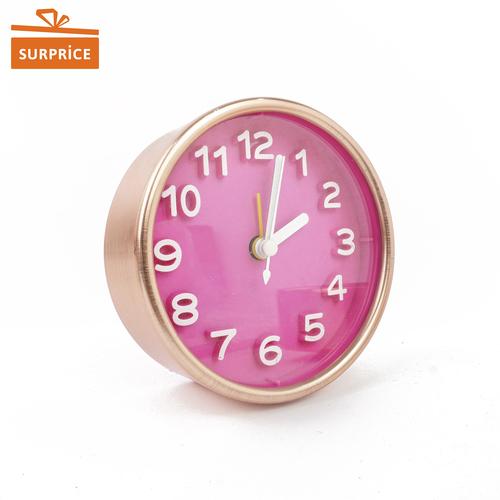 Gambar Jam Weker Gold / Jam Alarm - Merah Muda, Bubble Standar dari SurpriceStore Jakarta Utara Tokopedia