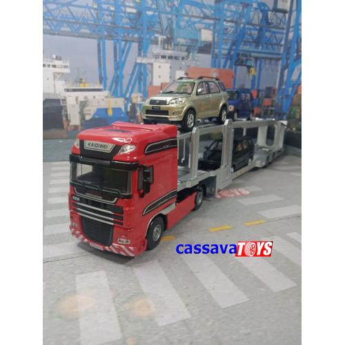 Gambar Diecast Truck Transport Towing KDW skala 1/50 Truk pengangkut mobil dari cassavatoys undefined Tokopedia