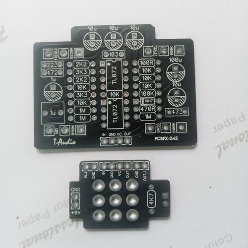 Jual TAudio PCBFX045 Based On EQD Tone Job PCB EQ Boost Pedal Efek