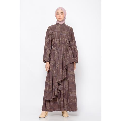 Gambar BIA - Pisya Violet Dress - Family Collection - Edisi Cordoba - L dari Zaskia Mecca Official Kab. Bekasi Tokopedia