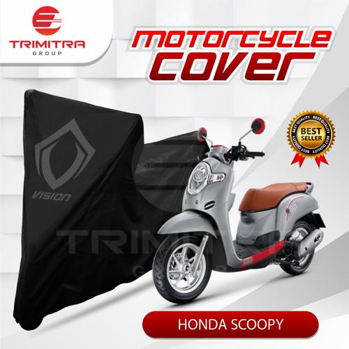 Gambar Sarung Motor Matic / Cover Penutup Tutup Motor Scoopy Silver Vision - Vision Indoor dari Trimitra Group Kab. Tangerang Tokopedia