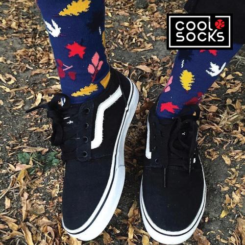 Gambar CoolDeSocks Original | Kaos Kaki Fashion - Leaves Pattern - Neon dari CoolDeSocks Official Jakarta Barat Tokopedia