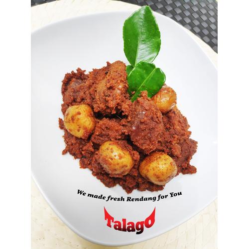 Foto Produk Rendang Talago Daging + Kentang 1/2 Kg - Pedas dari Rendang Talago