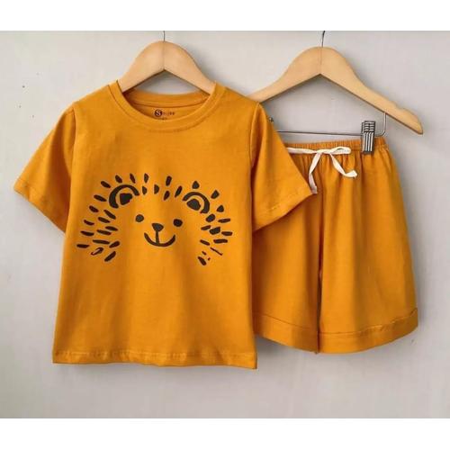 Gambar kaos anak murah kaos stelan anak perempuan Baju setelan anak perempuan - Kuning Kunyit, 1-2 tahun dari Kids only_store Kab. Bekasi Tokopedia