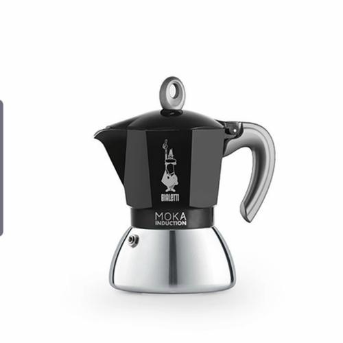 Bialetti Moka Induction Black 4 Cups 