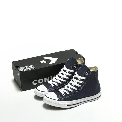 navy monochrome converse