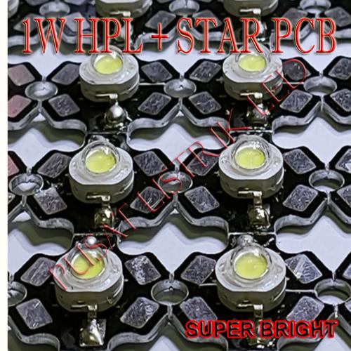 Jual HPL 1W + PCB SUPER BRIGHT SEMUA WARNA 1WATT HPL LED C White 7000K Kota Semarang Pusat