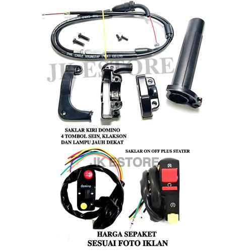 Jual Paket Gas Spontan YZ Thailand + Saklar Kiri Domino u0026 Kanan 