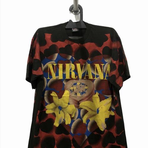 Jual kaos nirvana heart shaped box - XL 
