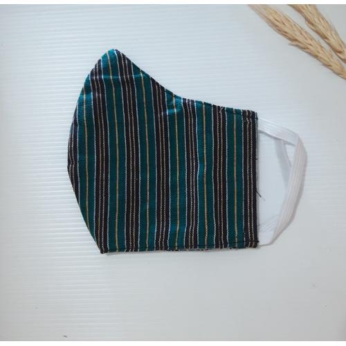 Gambar Masker Kain 2ply Toko Mebi Earloop - lurik dari Toko Mebi Kota Yogyakarta Tokopedia