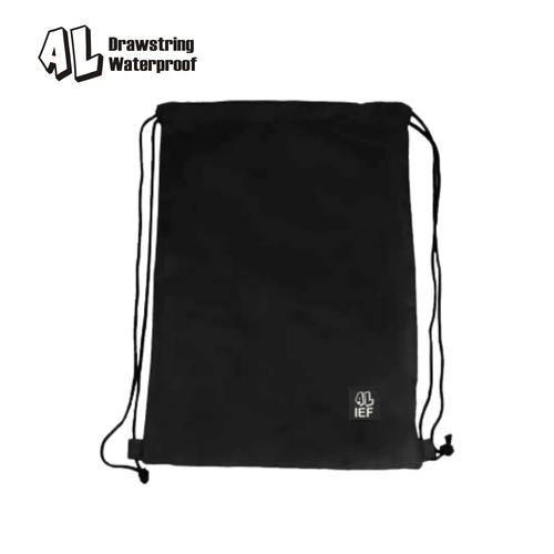 Gambar Tas Serut Polos / String Bag / Tas Serut Anti Air / Tas Murah - POLOS HITAM dari aliefembroidery Kota Bandung Tokopedia