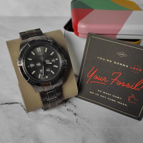 Jual FOSSIL Garrett Chronograph Smoke 