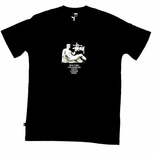 Jual Stussy Dionysos Tee Black - Hitam 