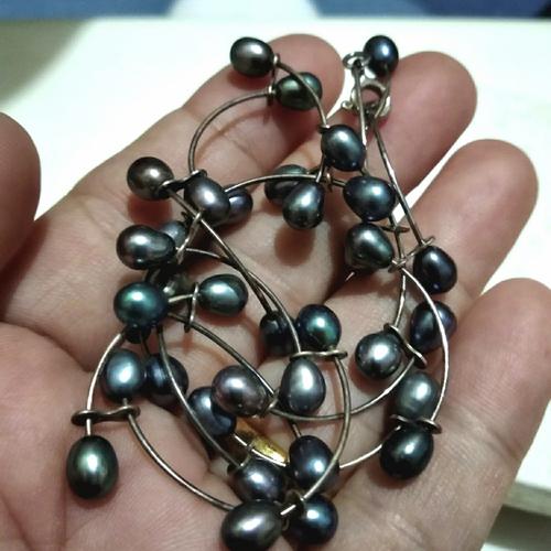 Jual Vintage Black Pearl \u0026 Silver 925 