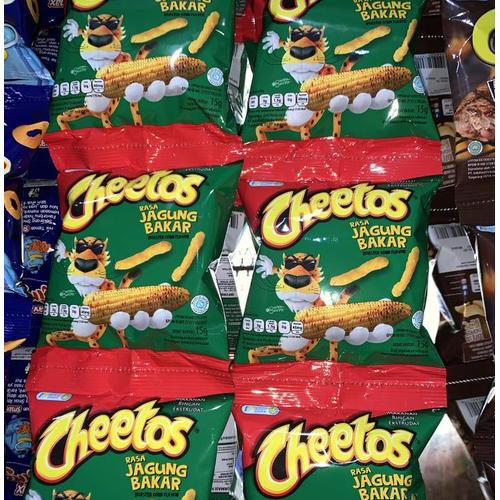 Jual Cheetos Jagung Bakar Renceng isi 10 sachet X 15 gram terjamin ...