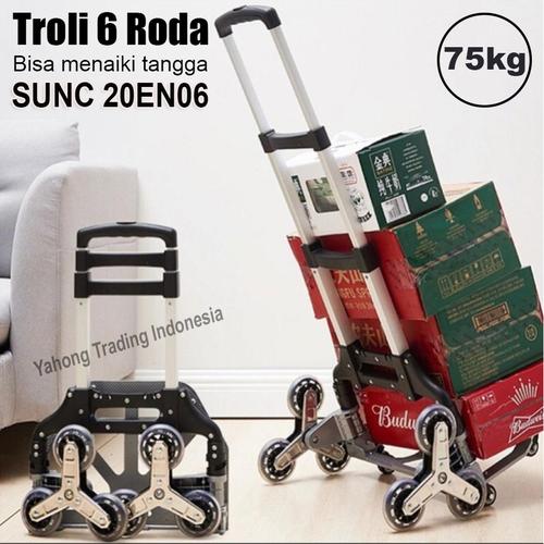 Foto Produk Troli Lipat Bisa Naik Tangga Trolli Galon Gas Trolley Aluminium dari Yahong Trading Indonesia