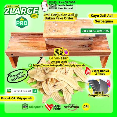 Foto Produk Pengiris Keripik Serbaguna Pisang Singkong Super Jumbo Muat 25 cm dari Griyapasah Official Store