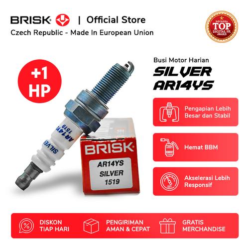 Gambar Busi Motor BRISK Silver AR14YS dari PT Brisk Busi Indonesia Jakarta Utara Tokopedia