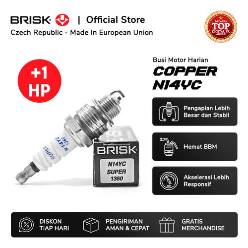 Gambar Busi Motor BRISK Copper N14YC dari PT Brisk Busi Indonesia Jakarta Utara Tokopedia